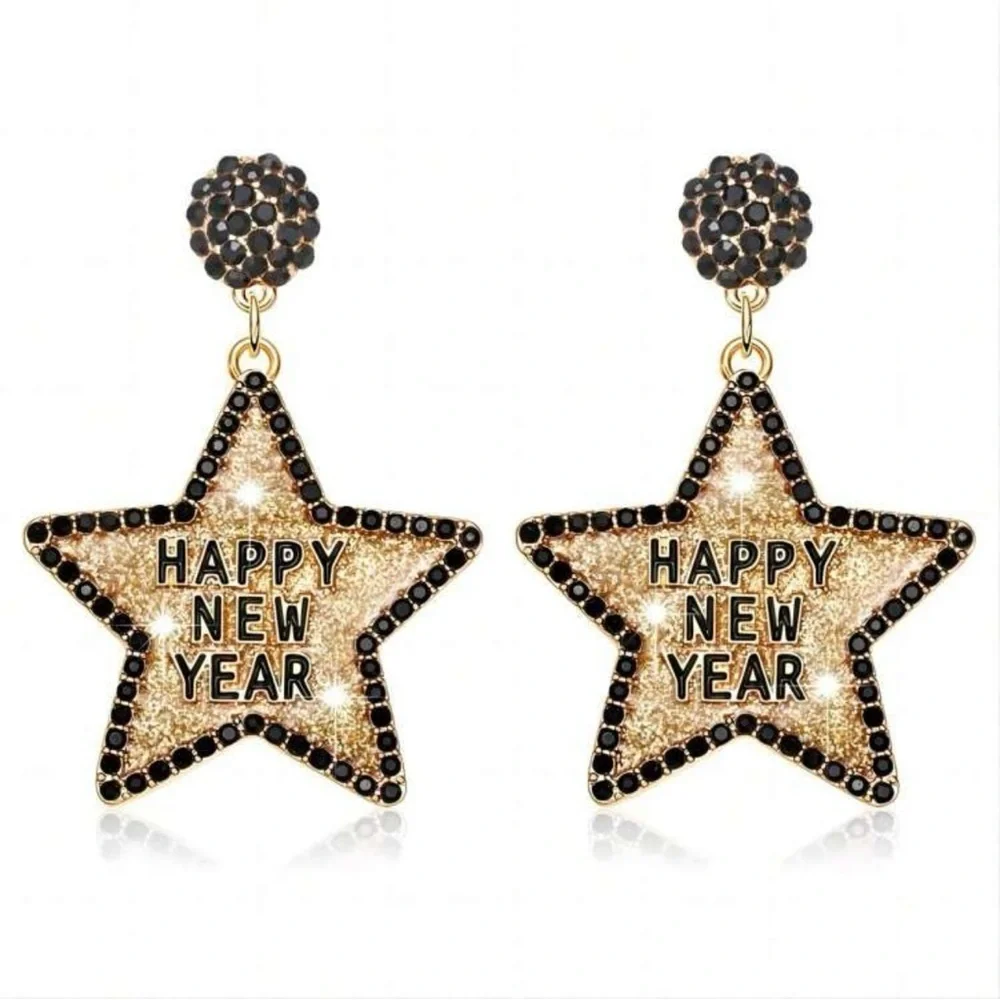 Sparkle Into the New Year with Star-Studded Earrings! 🌟 NWT NYE Accessories